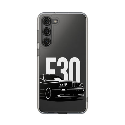 E30 Classic BMW Samsung Clear Impact-Resistant Case