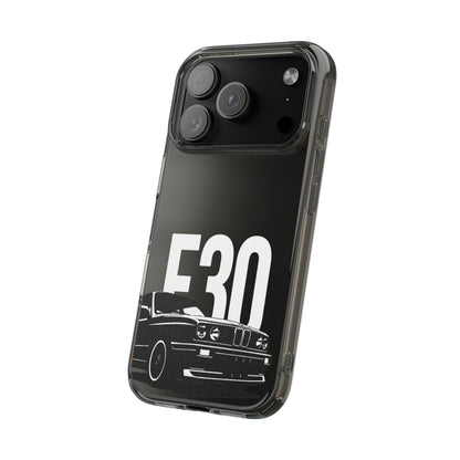 E30 Classic BMW iPhone Clear Impact-Resistant Case