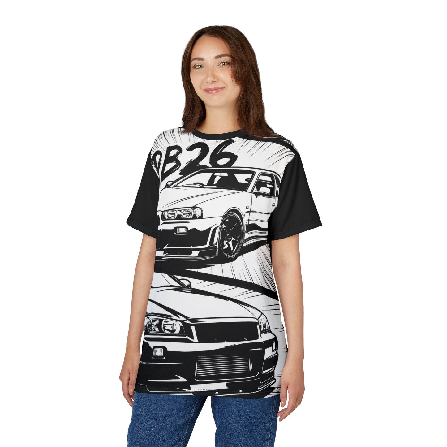 Nissan R34 GTR — Manga Style Illustratioin All-Over Print