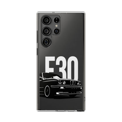 E30 Classic BMW Samsung Clear Impact-Resistant Case