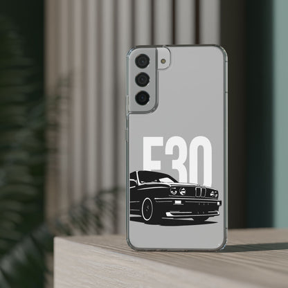 E30 Classic BMW Samsung Clear Impact-Resistant Case