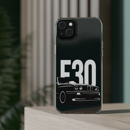 E30 Classic BMW iPhone Clear Impact-Resistant Case