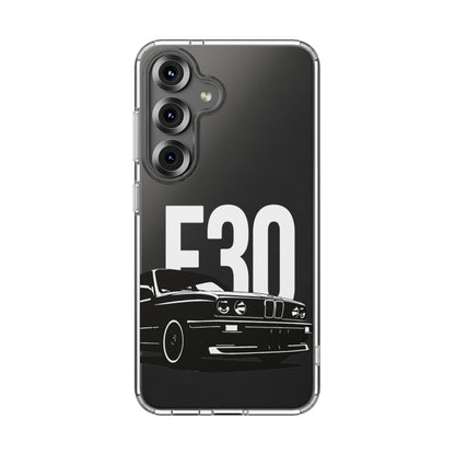 E30 Classic BMW Samsung Clear Impact-Resistant Case