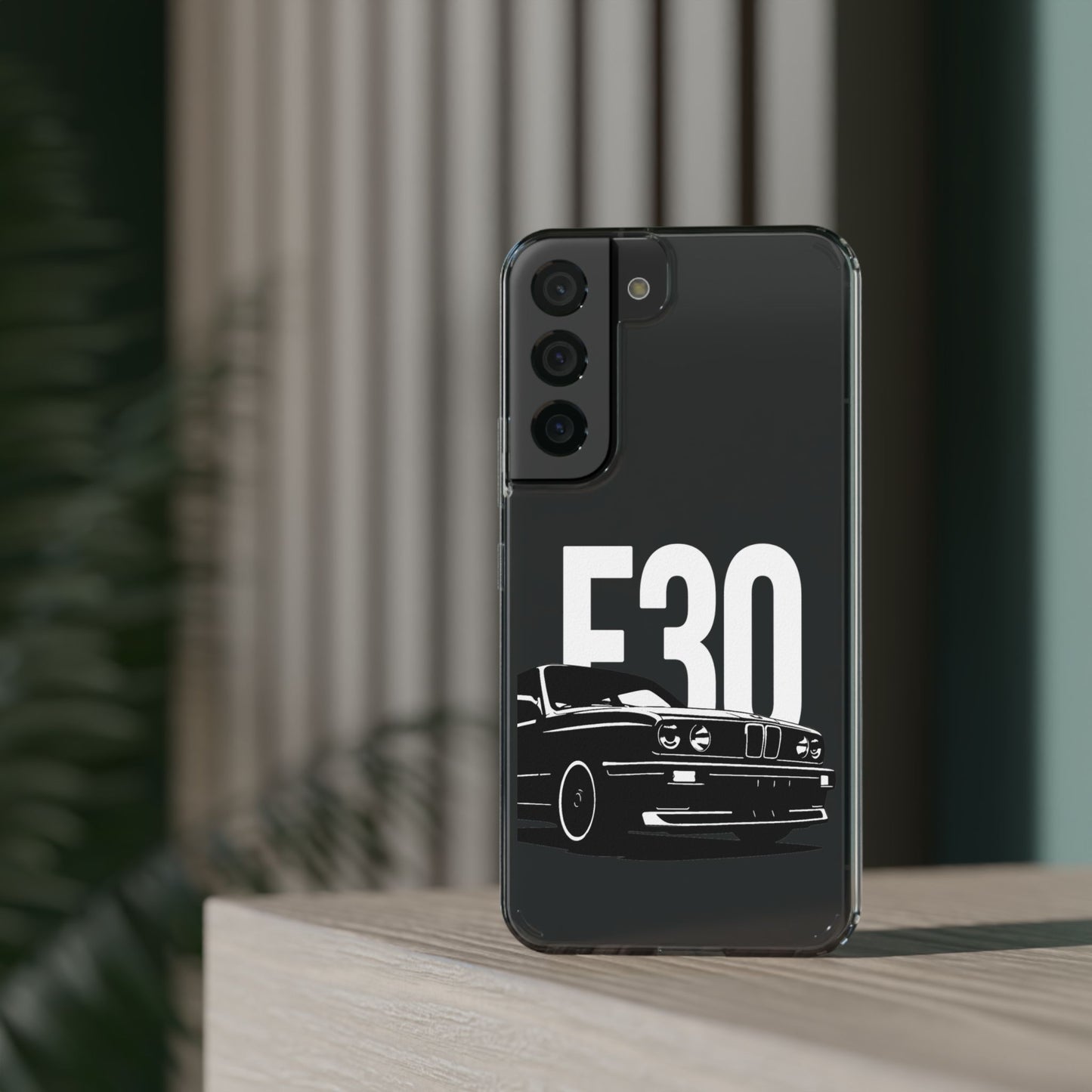 E30 Classic BMW Samsung Clear Impact-Resistant Case