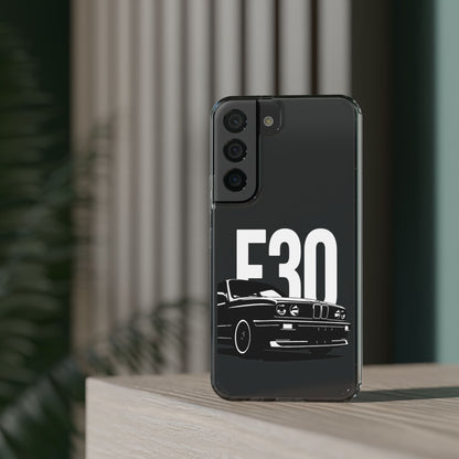 E30 Classic BMW Samsung Clear Impact-Resistant Case