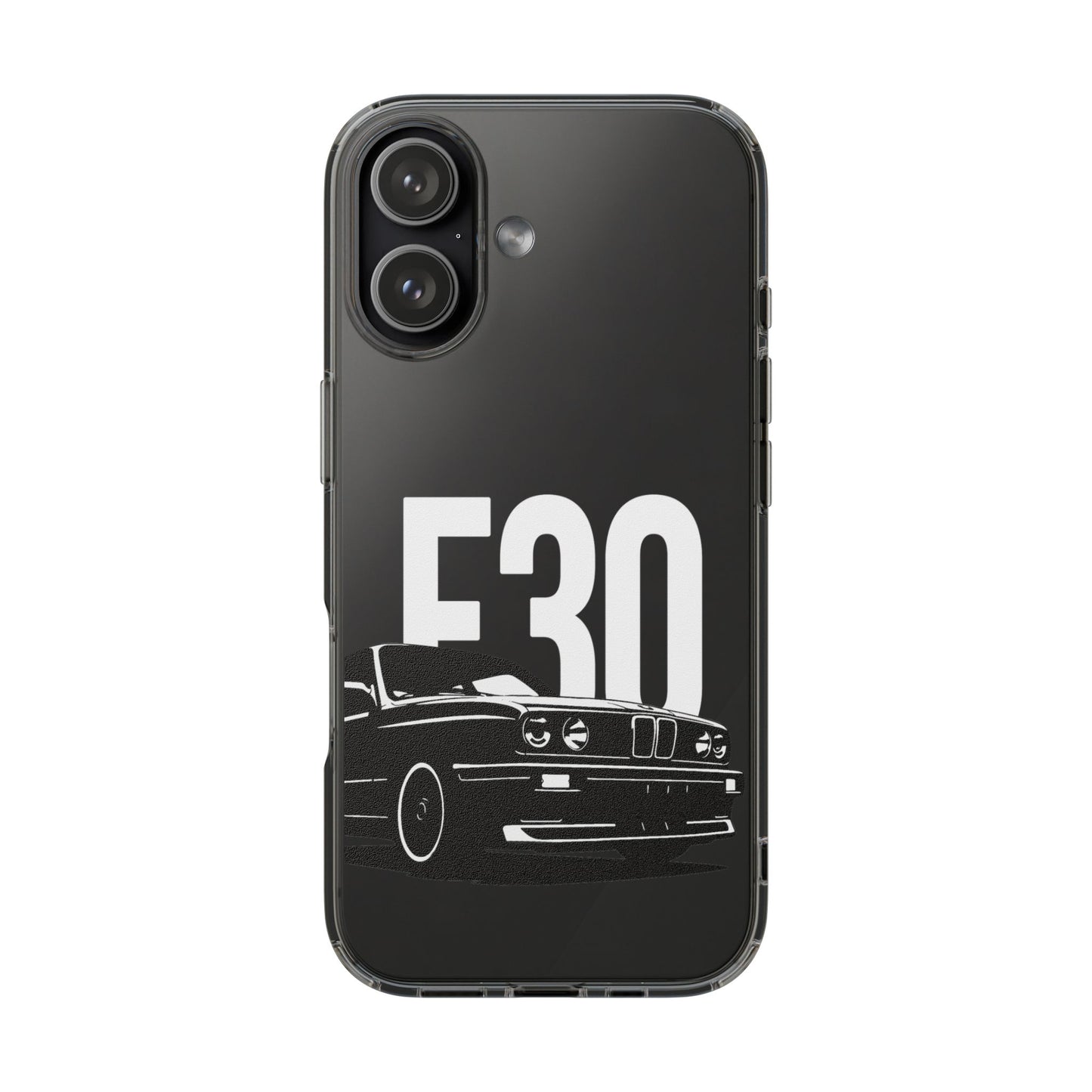 E30 Classic BMW iPhone Clear Impact-Resistant Case