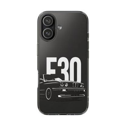 E30 Classic BMW iPhone Clear Impact-Resistant Case