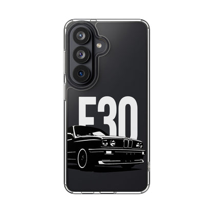 E30 Classic BMW Samsung Clear Impact-Resistant Case
