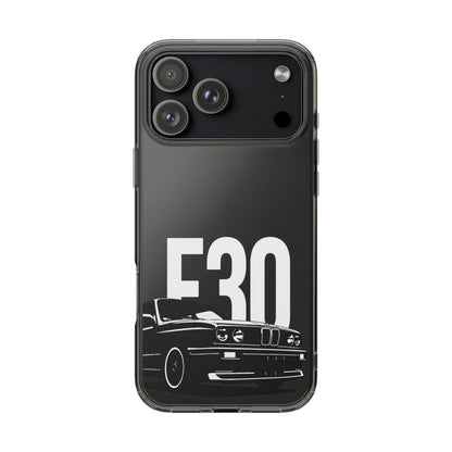 E30 Classic BMW iPhone Clear Impact-Resistant Case