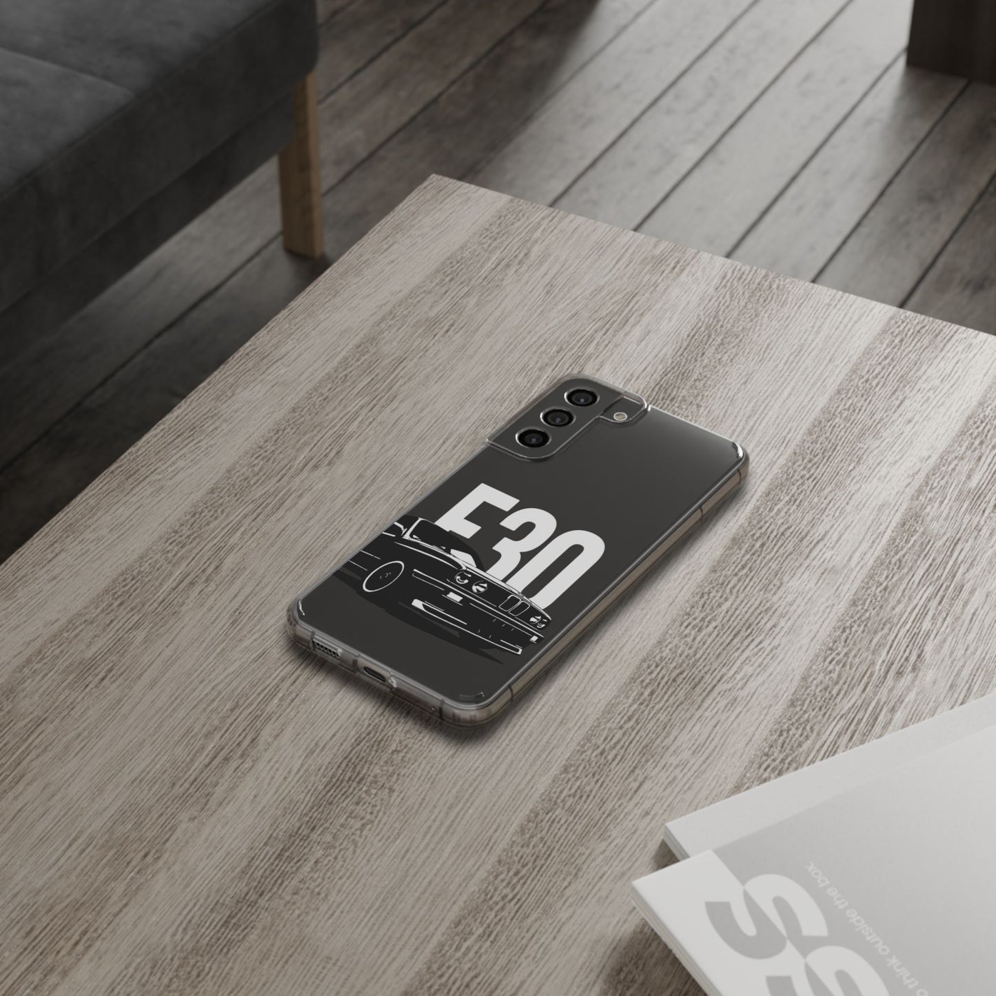 E30 Classic BMW Samsung Clear Impact-Resistant Case