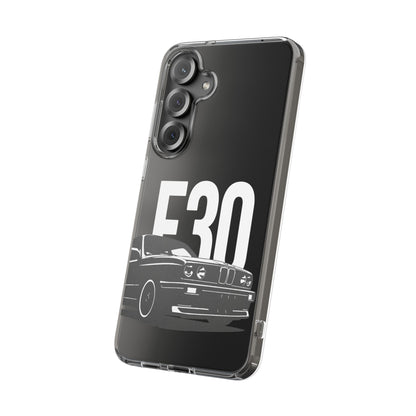 E30 Classic BMW Samsung Clear Impact-Resistant Case
