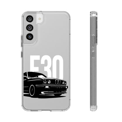 E30 Classic BMW Samsung Clear Impact-Resistant Case
