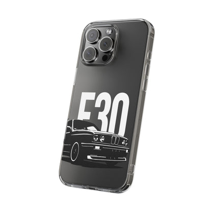 E30 Classic BMW iPhone Clear Impact-Resistant Case