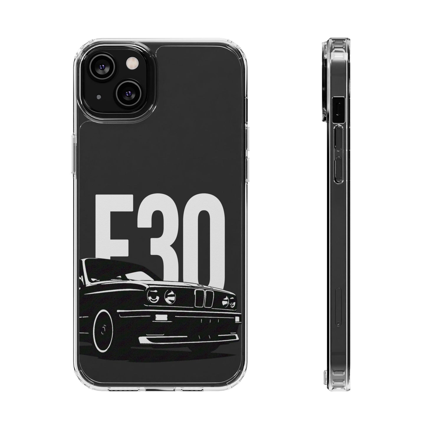 E30 Classic BMW iPhone Clear Impact-Resistant Case