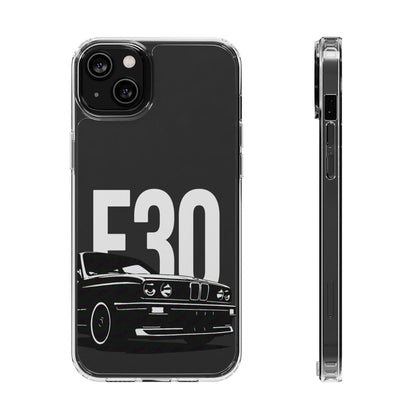 E30 Classic BMW iPhone Clear Impact-Resistant Case