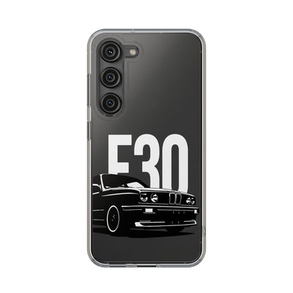E30 Classic BMW Samsung Clear Impact-Resistant Case