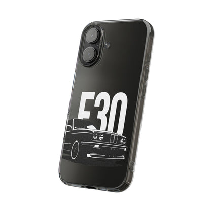E30 Classic BMW iPhone Clear Impact-Resistant Case