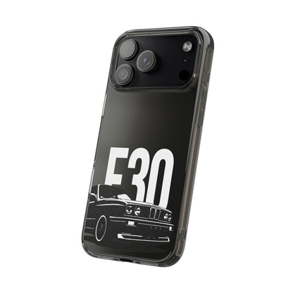E30 Classic BMW iPhone Clear Impact-Resistant Case