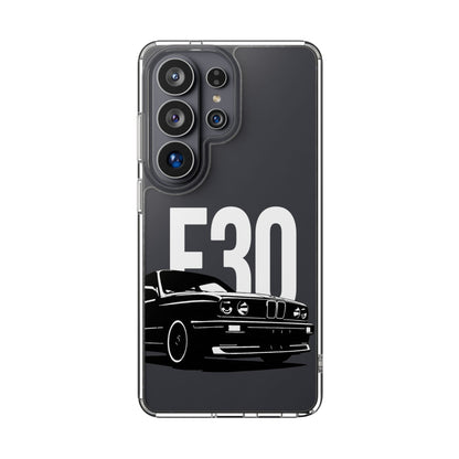 E30 Classic BMW Samsung Clear Impact-Resistant Case