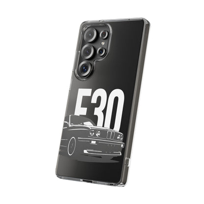 E30 Classic BMW Samsung Clear Impact-Resistant Case