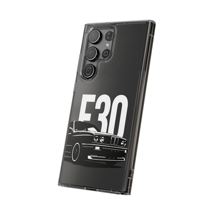 E30 Classic BMW Samsung Clear Impact-Resistant Case