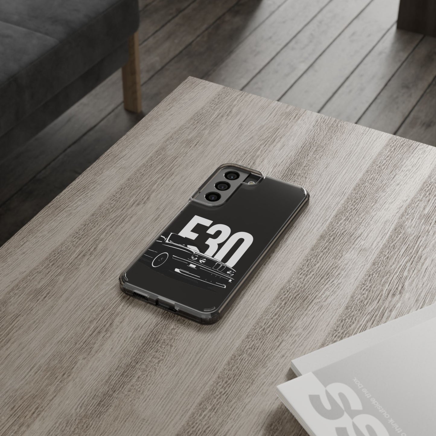 E30 Classic BMW Samsung Clear Impact-Resistant Case