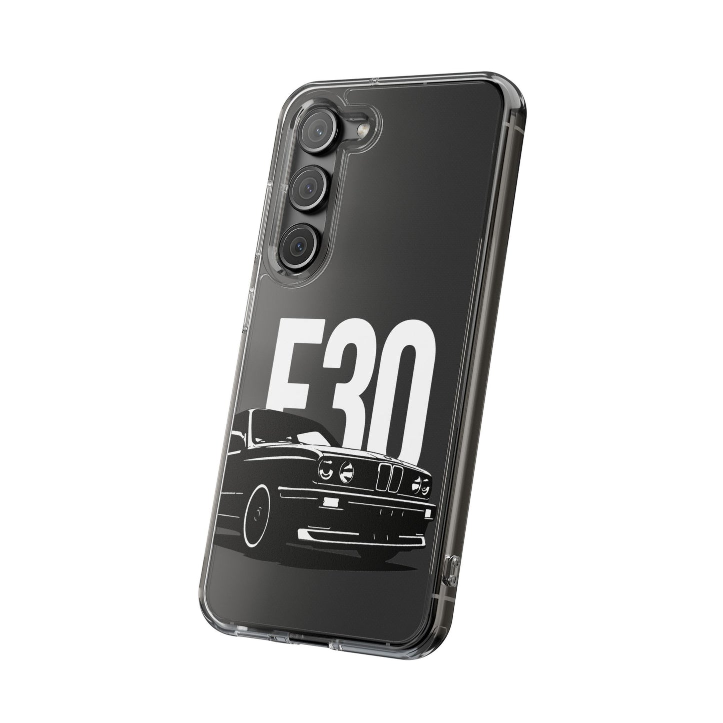 E30 Classic BMW Samsung Clear Impact-Resistant Case