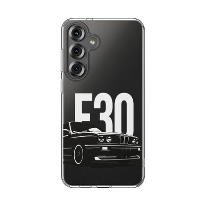 E30 Classic BMW Samsung Clear Impact-Resistant Case